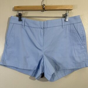 J.Crew Women's 12 Preppy Chino Shorts in Sky Blue  3.5" Inseam NEW